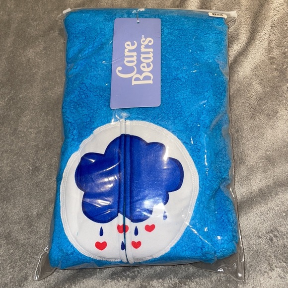 ★ BNWT Officially Licensed ♡Care Bears™♡ ☆Grumpy🌧Bear☆ Authentic Adult Romper ★ - Picture 6 of 6